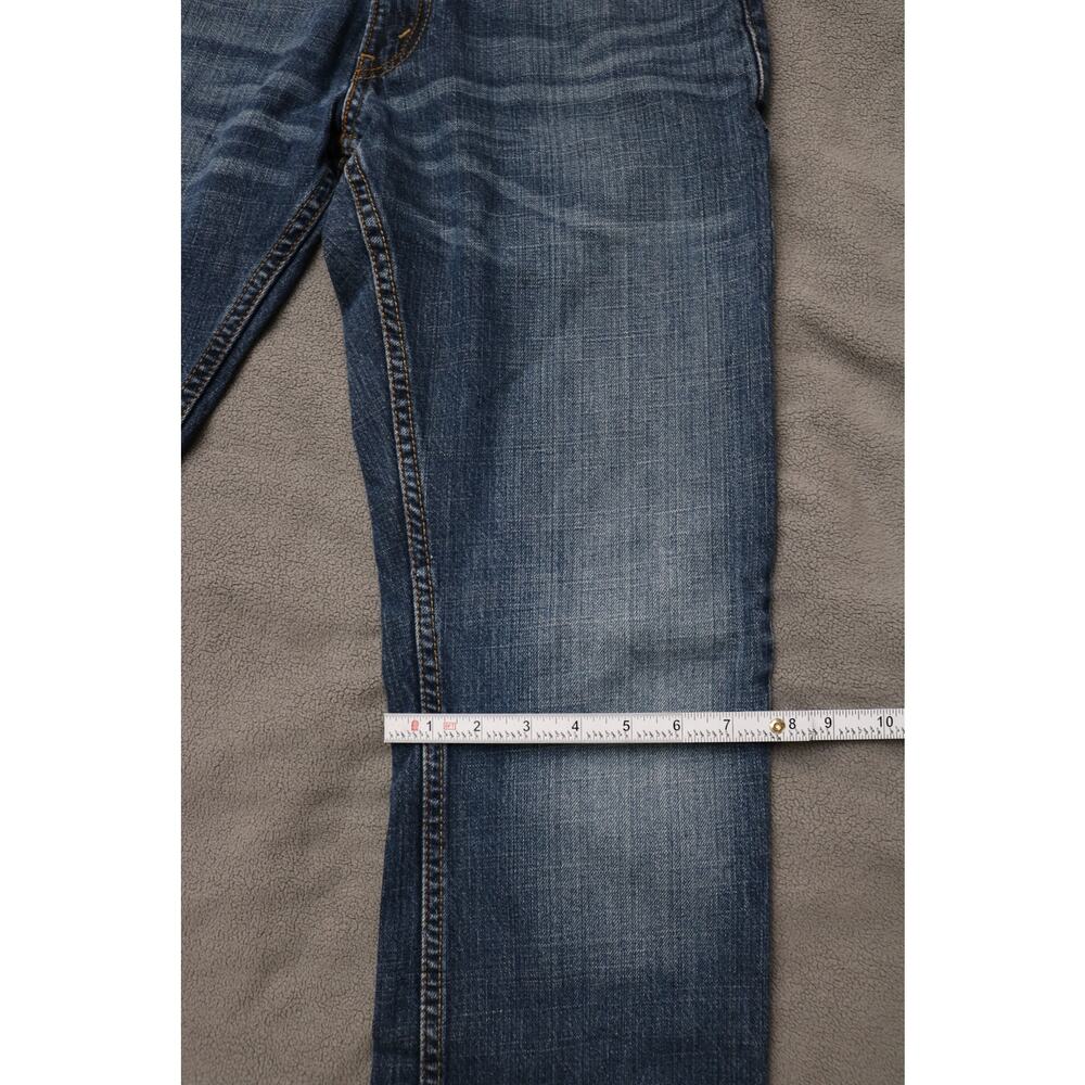LEVIS SIGNATURE Jeans Mens 30x32 Slim Straight Dark Wash Everyday Wear - Picture 4 of 11